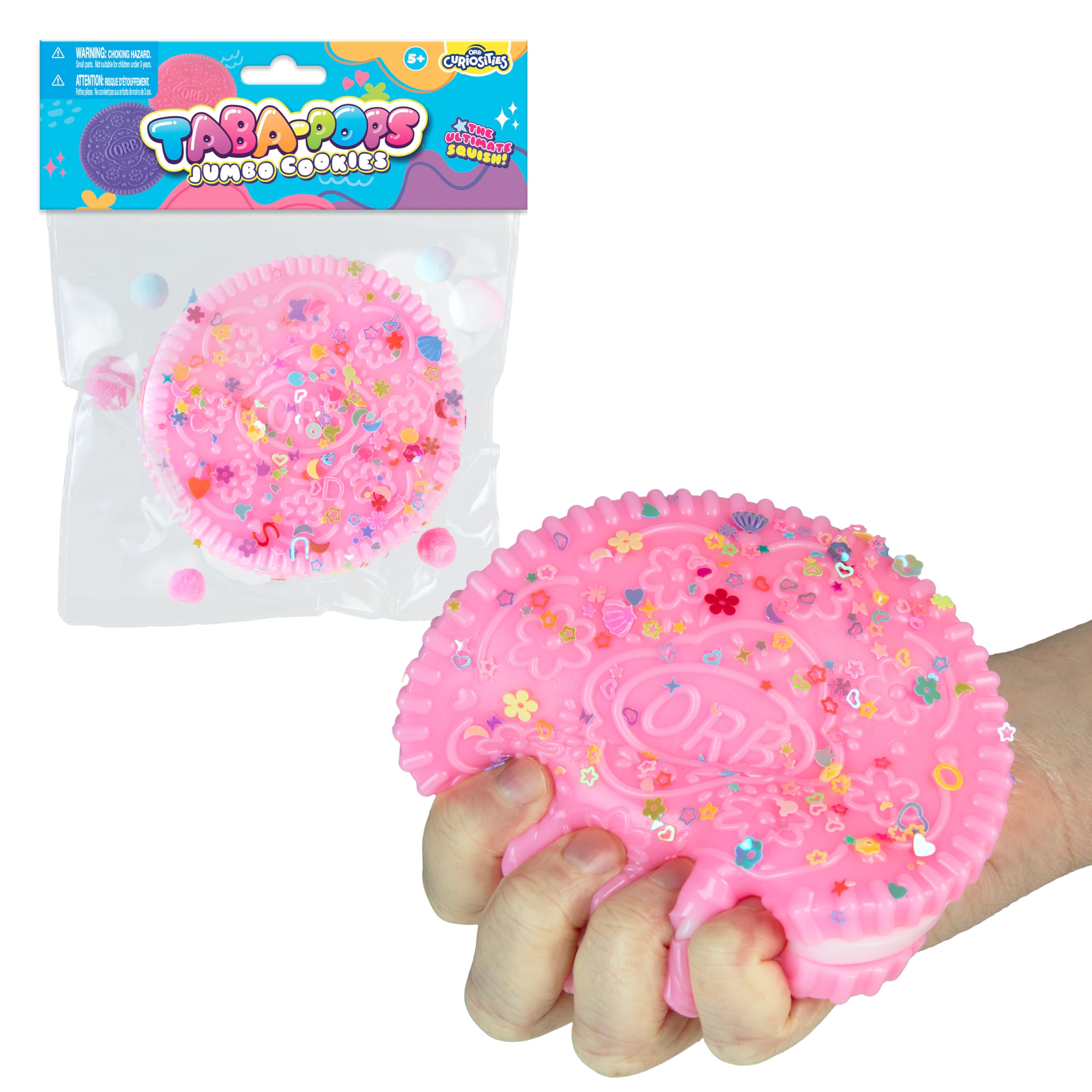 Amazon.com: ORB Tabalicious Taba-Pops Jumbo Pink TABA Squishy